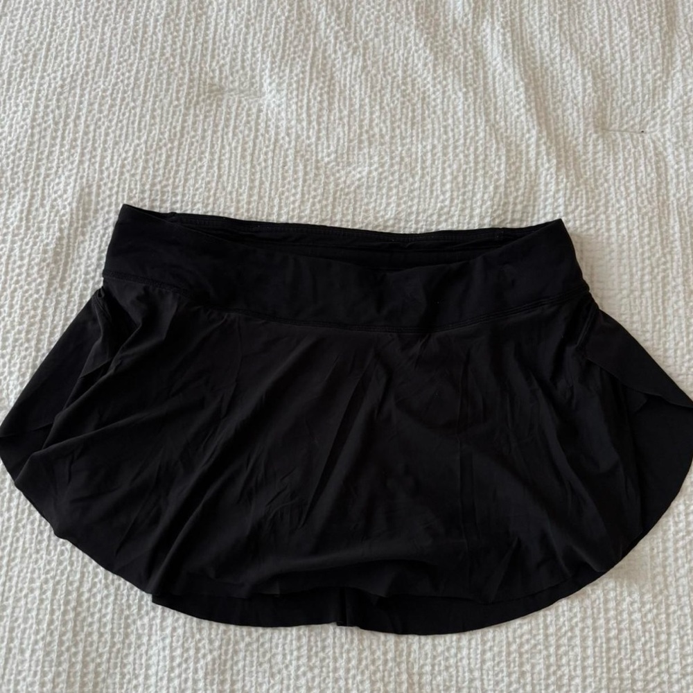lululemon athletica Black Mini Skirt with Built-in Shorts